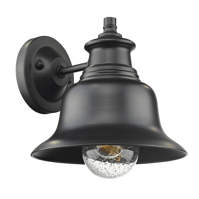 Sadie Wall Light, Black, 10" H x 10.25" W x 9" D