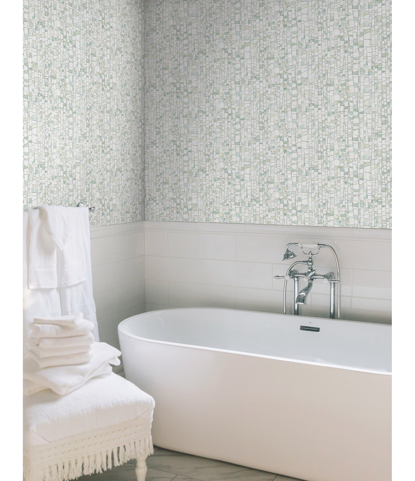 Ulysses Wallpaper Double Roll, Green
