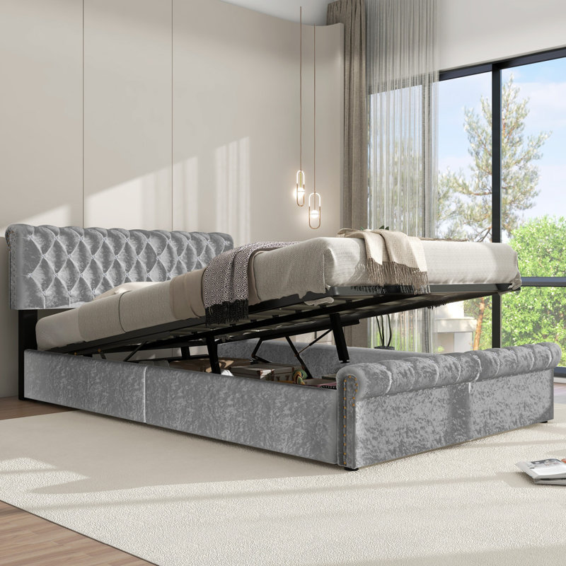 Adriahna Upholstered Bed, 90cm W x 200cm L