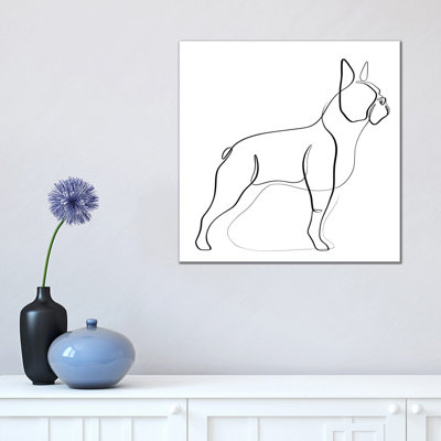 Boston Terrier by Dane Khy - Wrapped Canvas Gallery-Wrapped Canvas Giclée