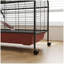 Cage pour petits animaux, cage à lapins ou maison de jeu pour furet avec mangeoire, roulettes, plateforme, rampe-1085298726-1085298724