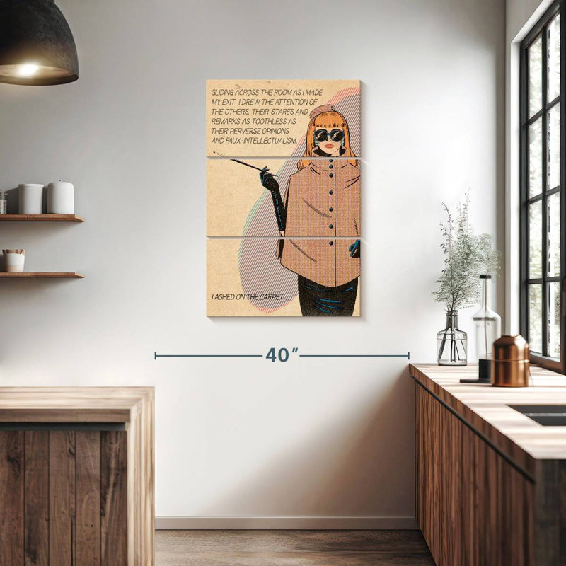Leisha Private War, 38'' H x 24'' W