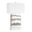 Glass Geode Table Lamp