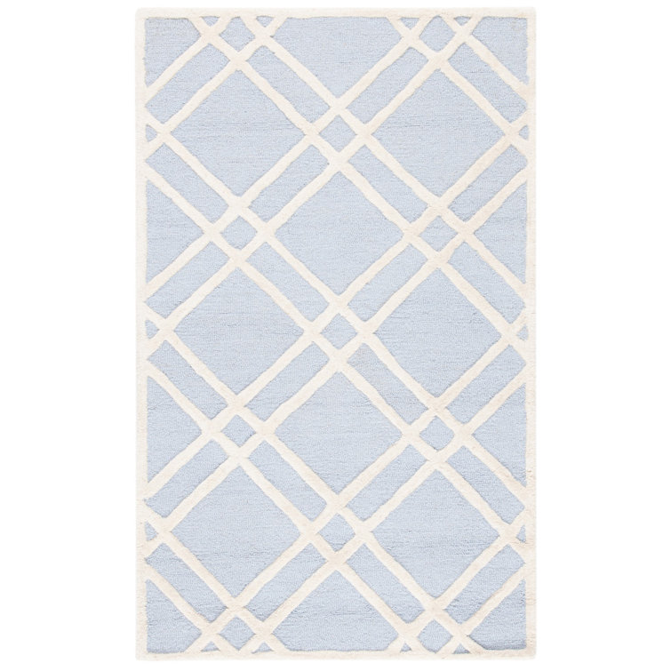 Deedgra Hand Tufted Wool Geometric Rug