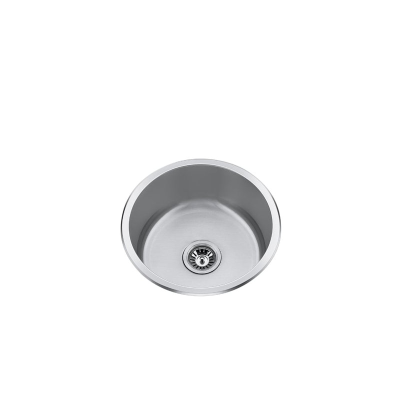Évier de cuisine encastrable L 18 po x l 18 po avec accessoires