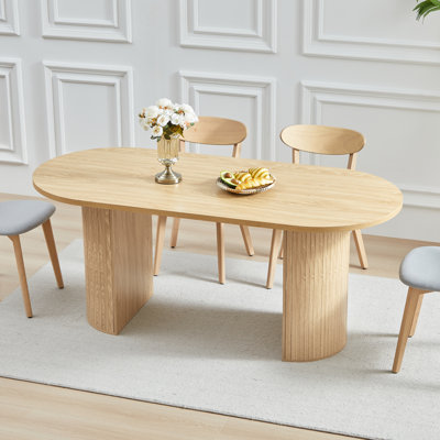 70.87" Oval Dining Table
