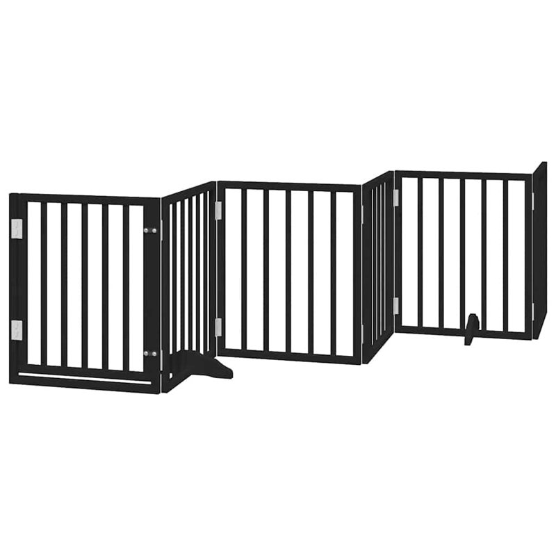 Wood Pet Crate, Black, 60cm H x 50cm W x 2cm D