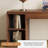Nut-brown Rectangular Solid Wood with 2 drawers desk-109319648