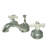 Kingston Brass Heritage Two-Handle 3-Hole Deck Mount Widespread Bathroom Faucet with Brass Pop-Up Drain-71842391