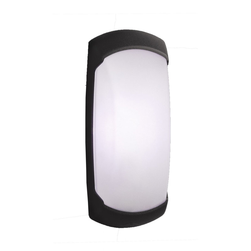Groseiller Outdoor Bulkhead Light, Black, LED