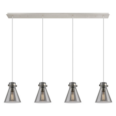 Luminaire suspendu conique à 4 lumières Amrith
