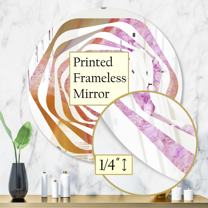 Miroir mural moderne Space Precious Fabulous, H 31,5 po x l po