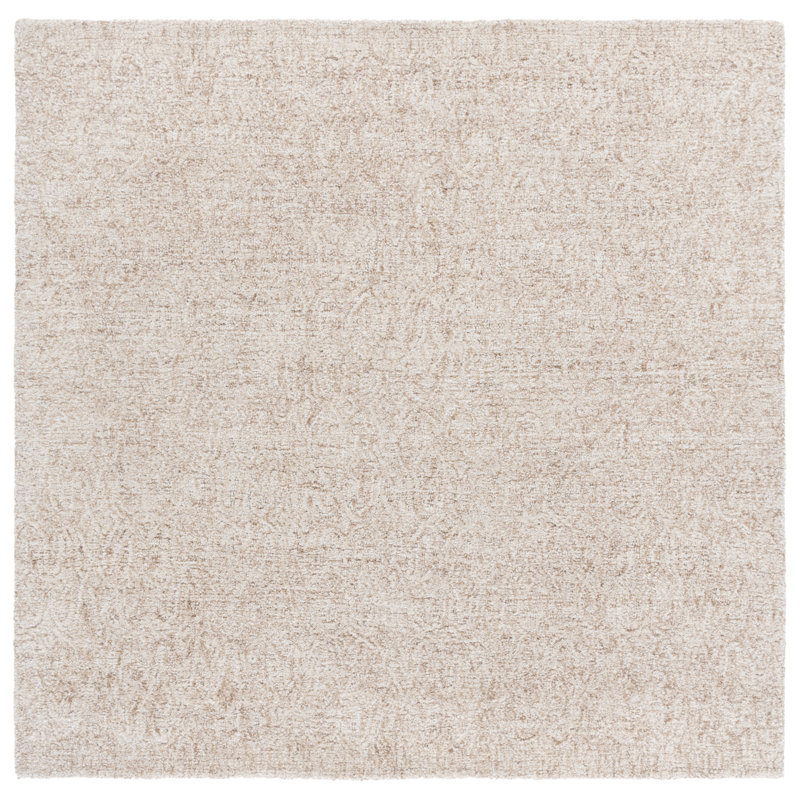 Mirabai 101 Area Rug In Beige, Square 6'