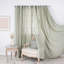 Rideaux semi-transparents avec œillets -25472409-25472411