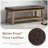 Hahnville 43.3'' W Upholstered Storage Bench-154534291