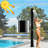 Solar Powered Temperature Controlled Portable ABS, PVC Free Standing Outdoor Shower with Detachable Shower Head and Footwash Spout