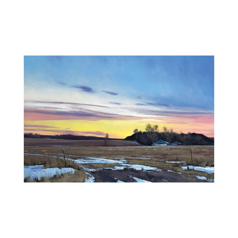 St Croix Valley Sunset by Ben Bauer - Wrapped Canvas Print, 101.6 cm H x 66.04 cm W x 1.91 cm D