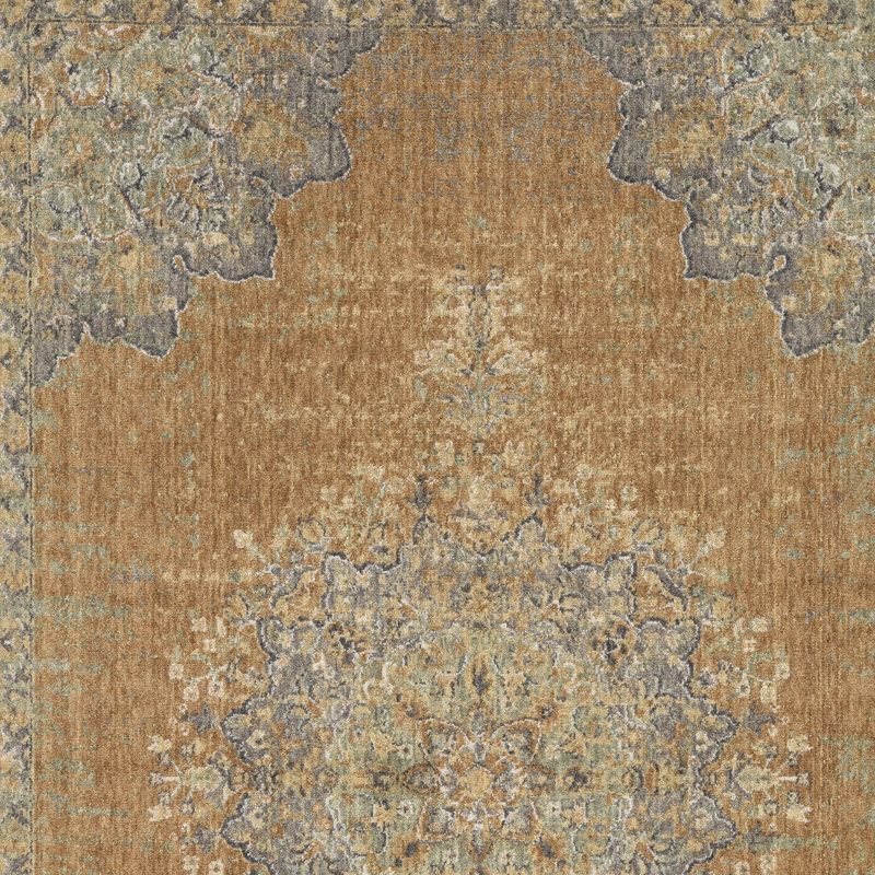 Tapis oriental en laine Bodily, Rond 9 pi