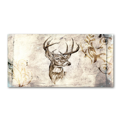 Deer - Wrapped Canvas Print