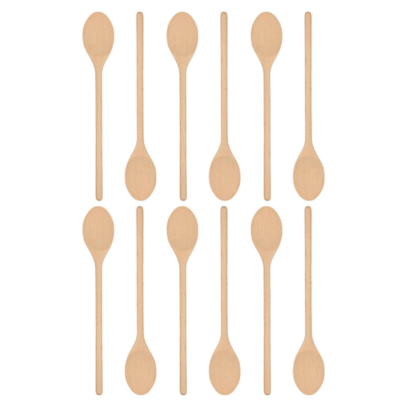 Argon Tableware 12 Cooking Spoon, 6cm W x 35cm L