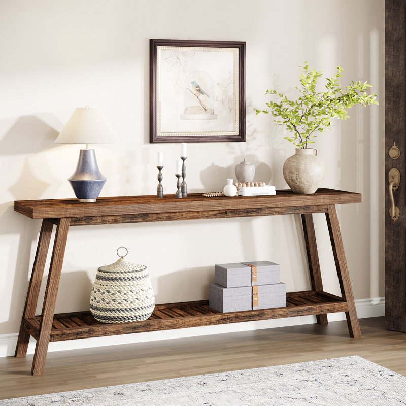 Nunamaker 70.9'' Console Table, Brown