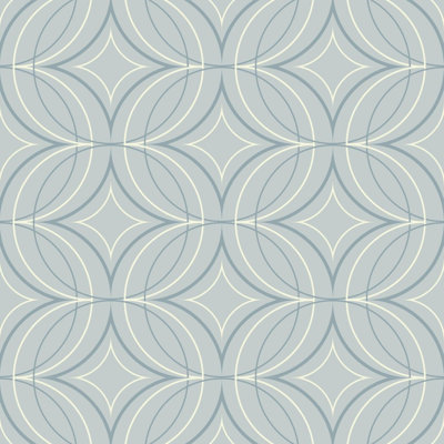 Glint Point - Pale Mineral Blue Wallpaper