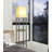 Maxwell 63 in. 3-Shelf USB-Charging LED Floor Lamp with Fabric Square Shade-629407951-628019176
