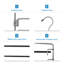 4 Tier Swing Arm Nonslip Pants Hanger.