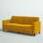 Perdue 81.5" Velvet Square Arm Convertible Sofa-1134429060