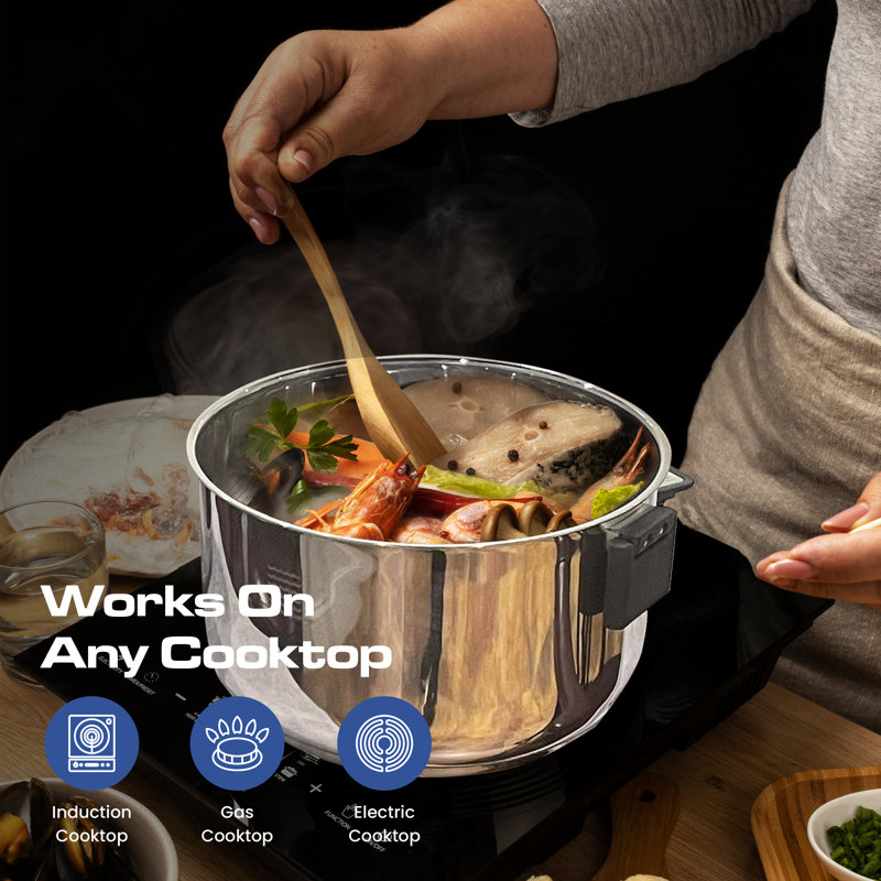 Cheftop 3-in-1 Stackable Stainless Steel Pots