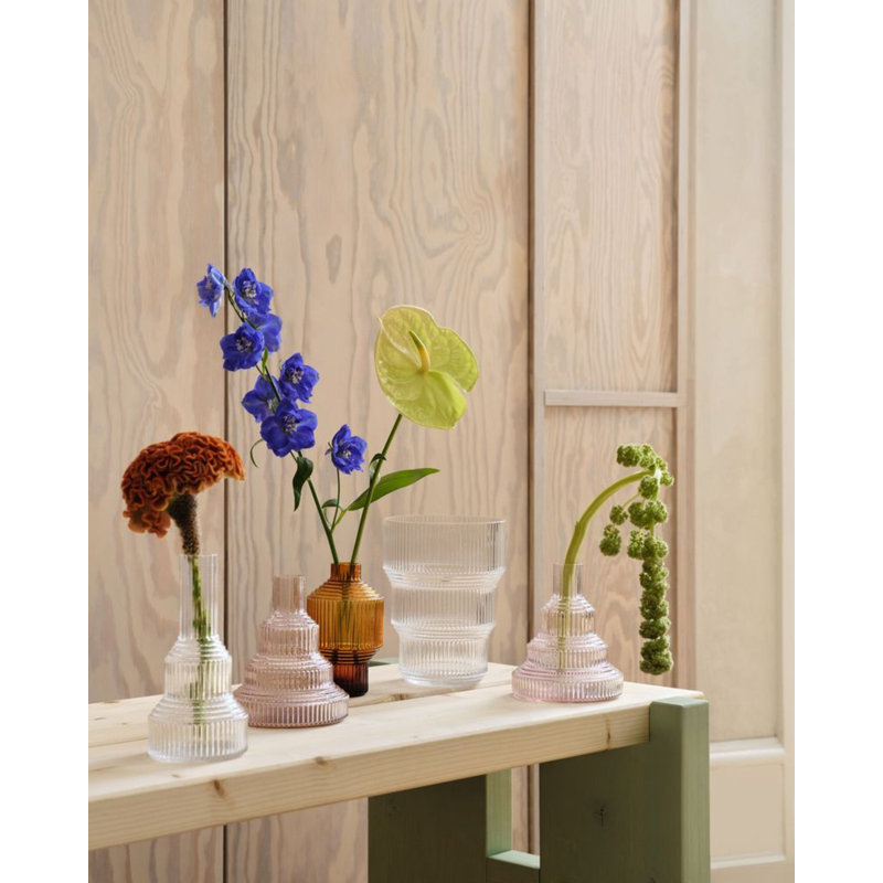 Pavilion Glass Table Vase, Clear