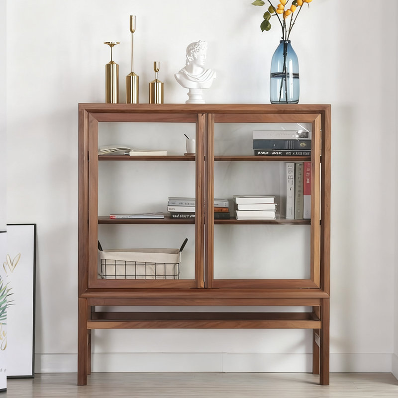 Brown Solid wood Display Cases