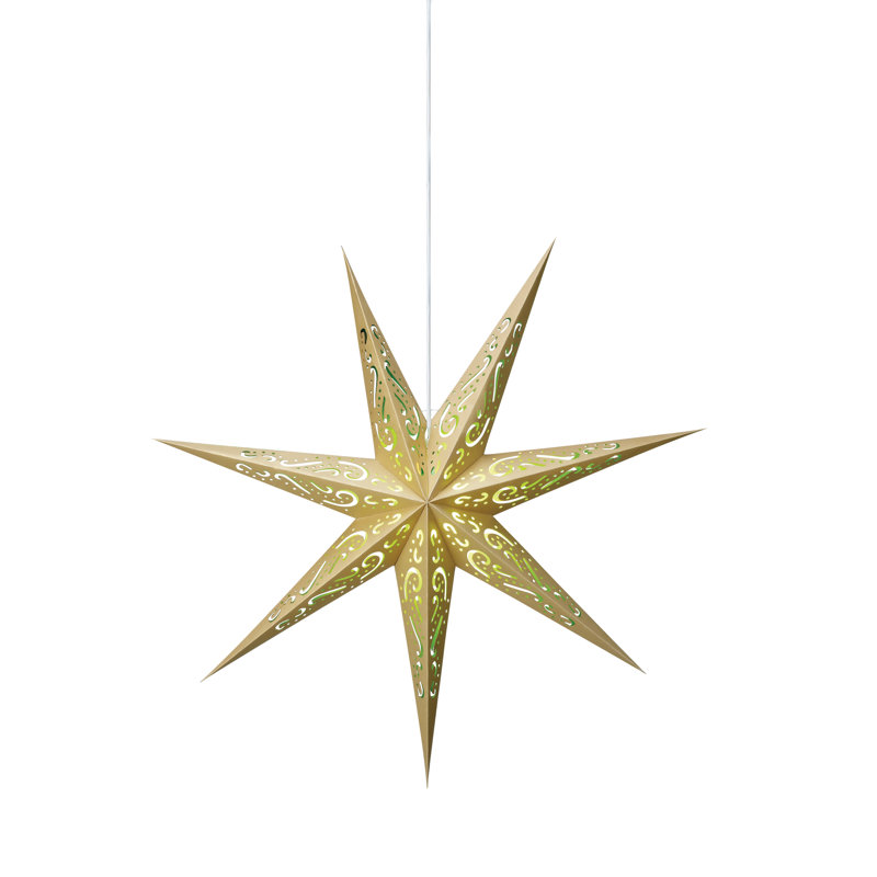 Lighted Window Décor, Green/Golden