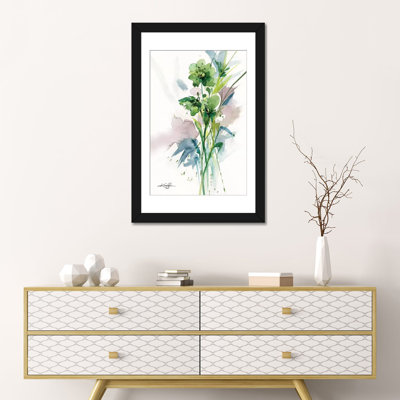 " Green Bliss II " Watercolor