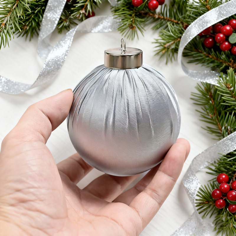 30 pièces de boules de Noël en satin, ensemble de boules de Noël en velours, décorations de Noël en plastique incassable de 3,15 pouces, pour décoration de Noël