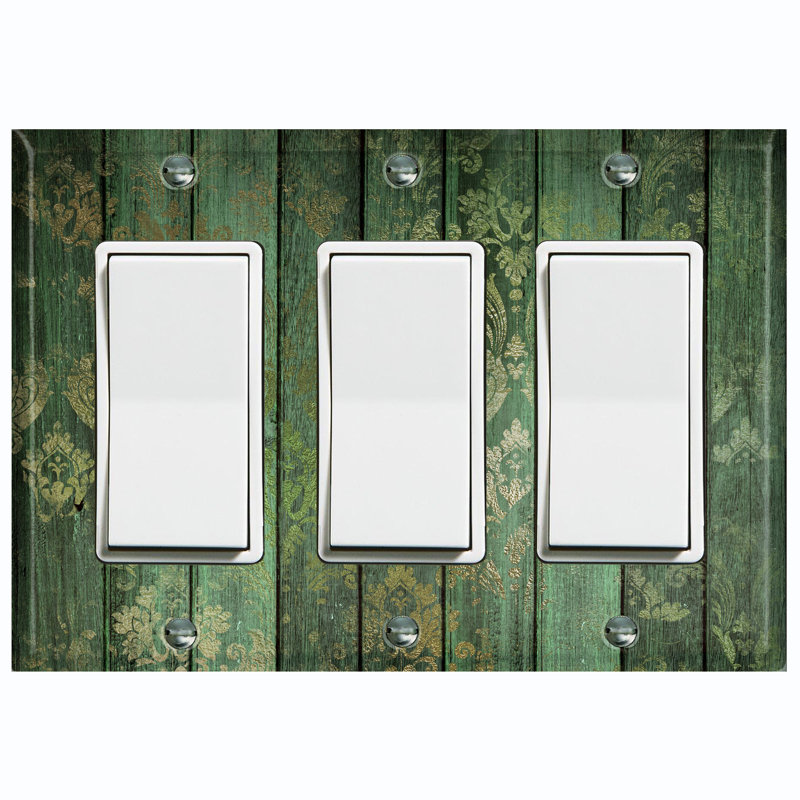 3 - Gang Toggle Light Switch Standard Wall Plate