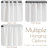 Semi Sheer Rod Pocket Farmhouse Textured Curtains-391720891-391720865