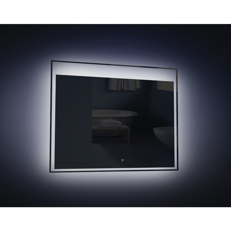 Ritchie Flat Wall Mirror, 23.62" H x 35.43" W