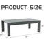 Layinsun Aluminum Outdoor Patio Coffee Table