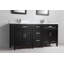 Ensemble de meuble-lavabo double 72 po en pierre de marbre avec miroir Lachine-33562350