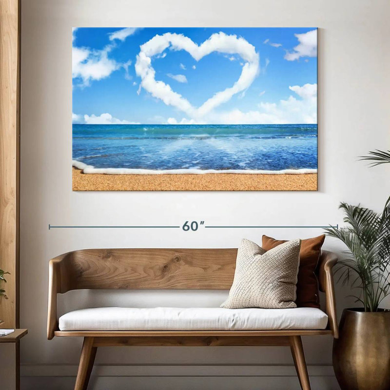 Alvord Love The Sea, H 34 po x l 51 po