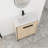 Kaydien 30'' Single Bathroom Vanity with Ceramic Top