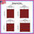 Deep Red Solid Quilted Bedspread All Sizes-126175093