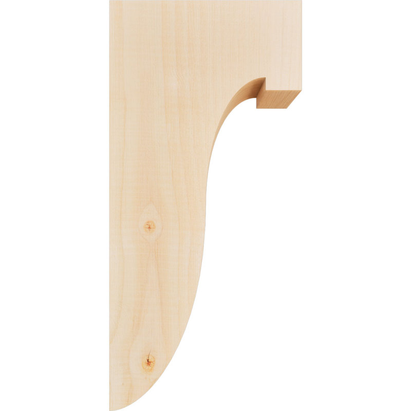 Del Monte Corbel, H 16 po x l 3,5 po x P 8 po, Sapin de Douglas, Lisse