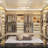 Walk-In 95.4”To 133.6” Closet System With 8 Wooden Drawers And 4 Hanging Rods-878114695
