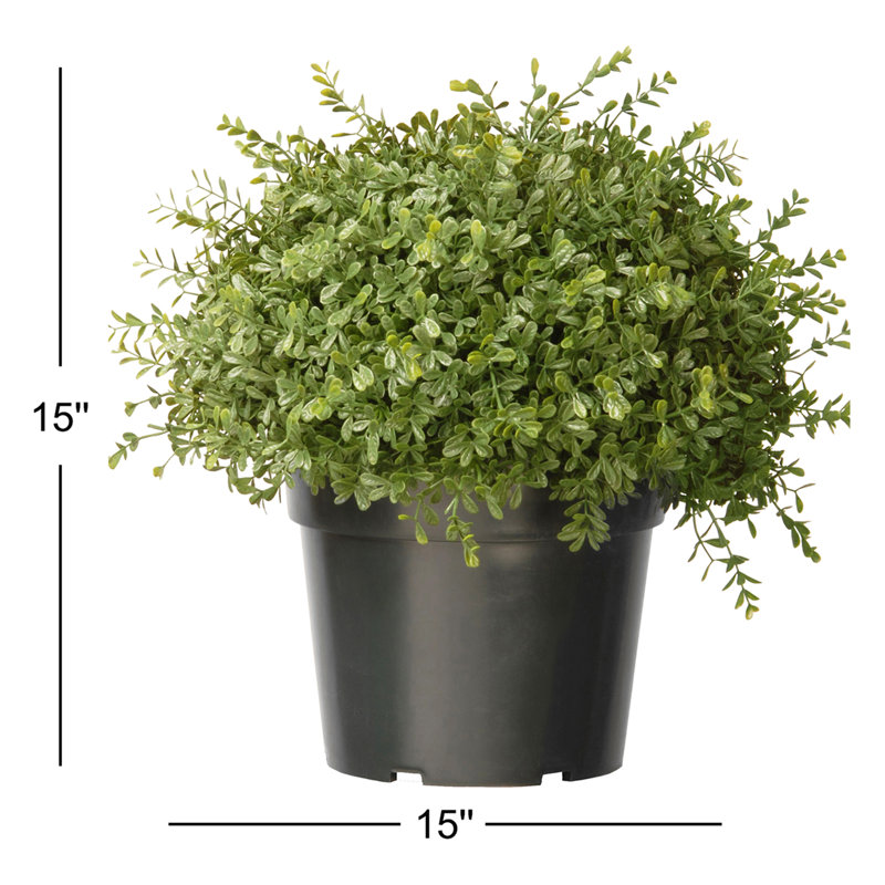 15" Artificial Mini Tea Leaf One-Ball