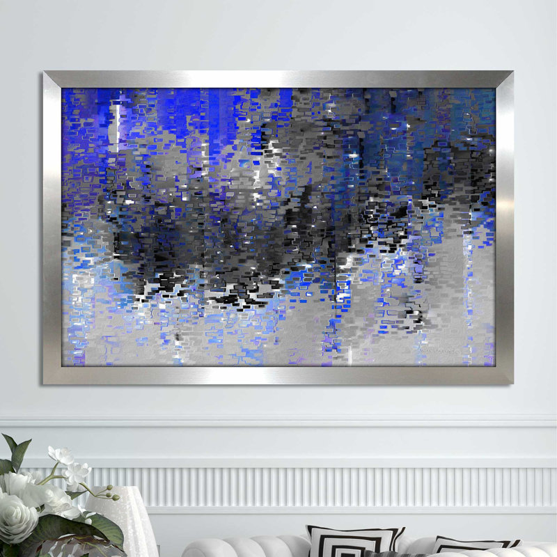 «Hope In His Mercy, Psalm 33:18» par Mark Lawrence, impression, H 25,5 po x l 37,5 po x P 1 po, Encadrement argenté