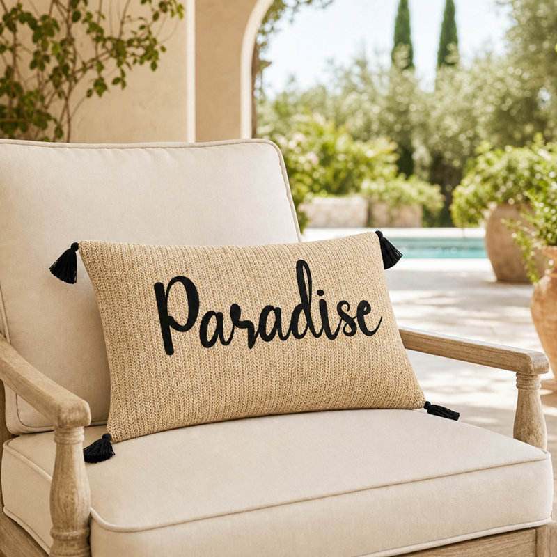 Coussin lombaire avec tissu résistant aux intempéries