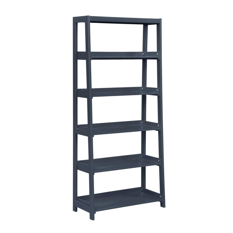 Support présentoir 1 pièce Modern Modern, (5 Shelves) 67"H x 30.5"W x 14"D, Navy