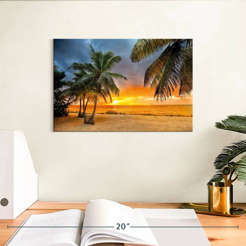 Gillard Key West Tropical Gillard Sunset, 8" H x 12" W